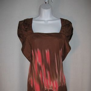 Anthropologie One September Folded Sleeves Blouse